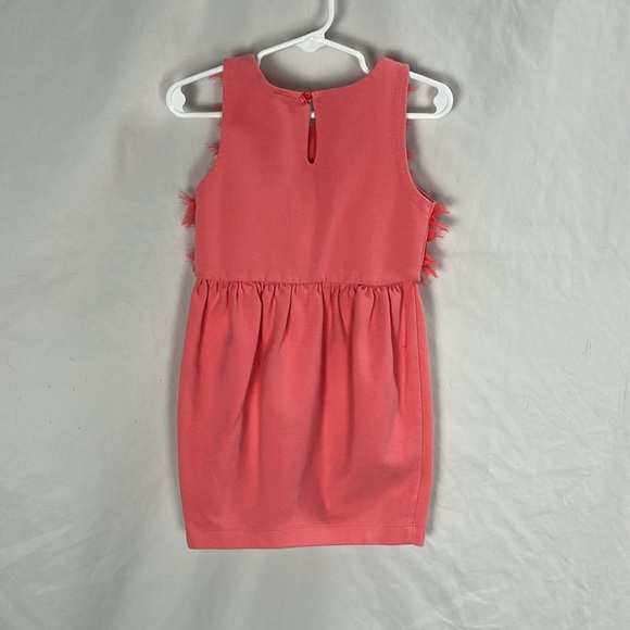 Crewcuts Coral Ruffled Sleeveless Dress -Size 4T - Picture 4 of 4